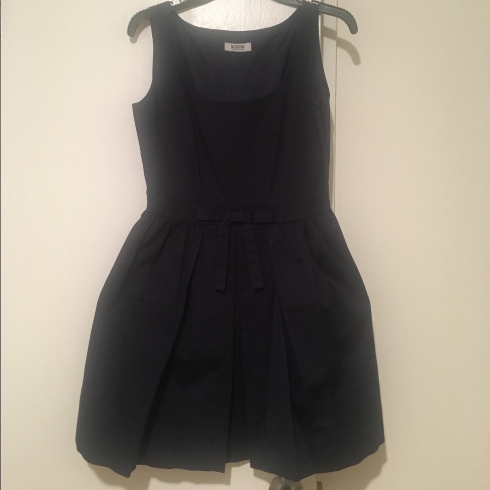 MOSCHINO🧸Cheap&Chic Bow-Accented Dress, size M 🎀
